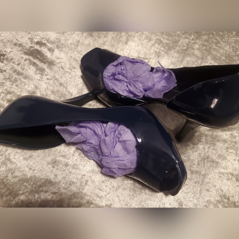 Jessica Simpson women's 8.5 navy patent heels